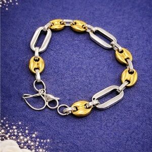 Men’s Stainless Steel Gucci Link Bracelet